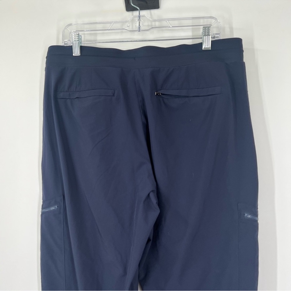 Athleta Dark Blue Joggers with Drawstring Venture Pant Size 14 - Picture 5 of 8